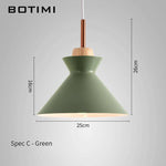 Suspension design moderne à LED de couleur Lamps