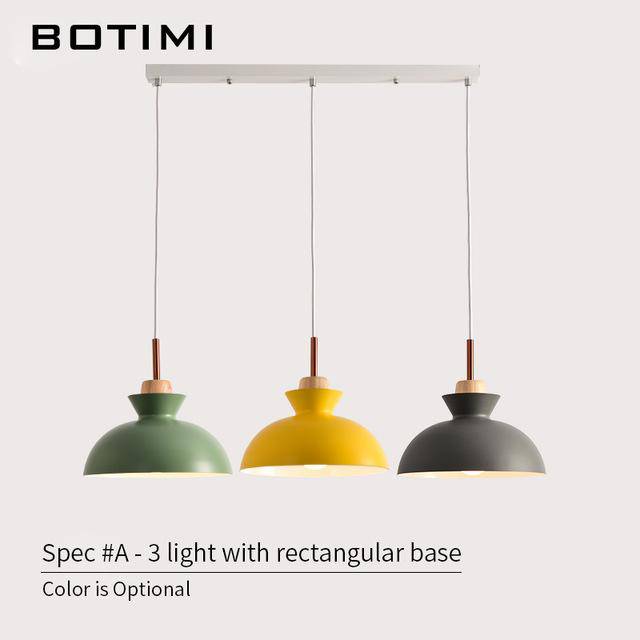 Suspension design moderne à LED de couleur Lamps