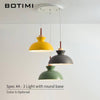 Suspension design moderne à LED de couleur Lamps