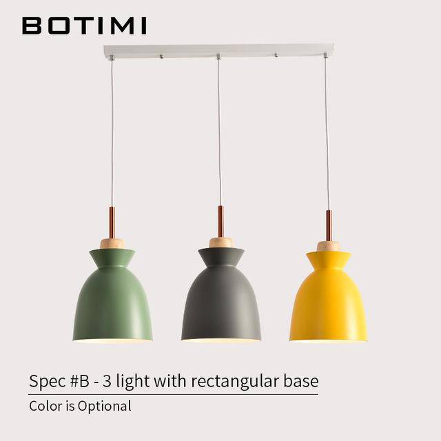 Suspension design moderne à LED de couleur Lamps