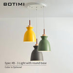 Suspension design moderne à LED de couleur Lamps