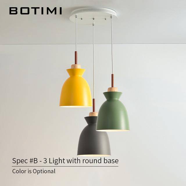 Suspension design moderne à LED de couleur Lamps