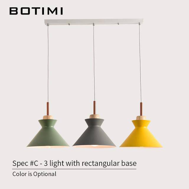 Suspension design moderne à LED de couleur Lamps