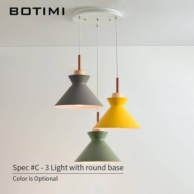 Suspension design moderne à LED de couleur Lamps