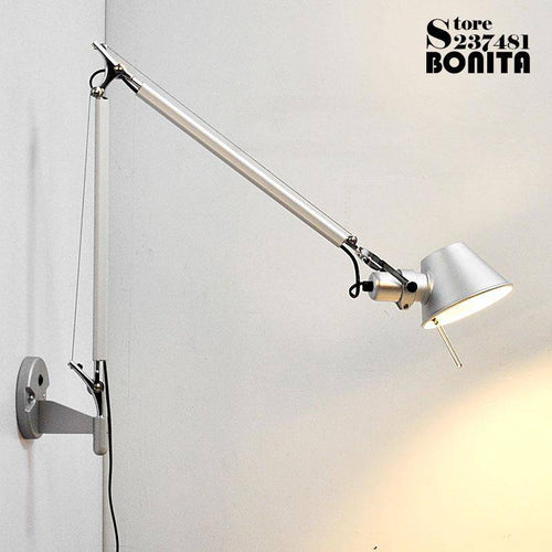 wall lamp chrome wall-mounted with aluminium articulated arm Foldable