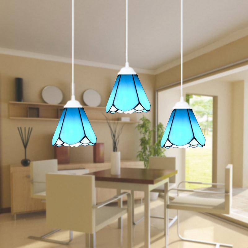 Suspension design en verre de couleurs Mediterranean - vue 3 sur 18