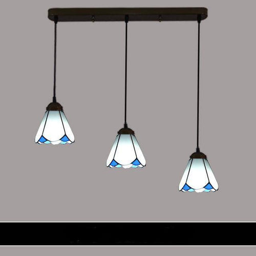 Suspension design en verre de couleurs Mediterranean