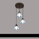 Suspension design en verre de couleurs Mediterranean