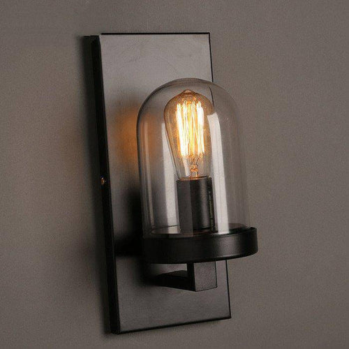 wall lamp antique glass wall Retro