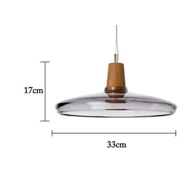 Lámpara de suspensión Vidrio LED de diferentes formas