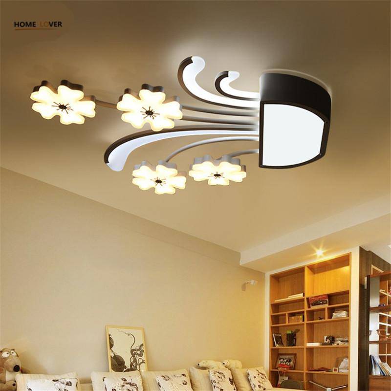 LED ceiling lamp In the shape of flowers