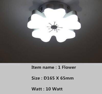 Plafonnier LED en forme de fleurs