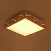 Plafonnier LED carré style japonais