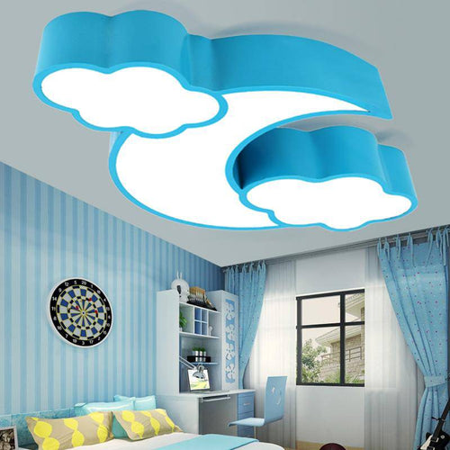 Children's moon and cloud ceiling of different sizes (several colors)
