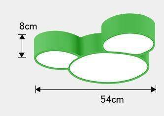 Lámpara de techo infantil con forma de cabeza de Mickey Mouse (varios colores)