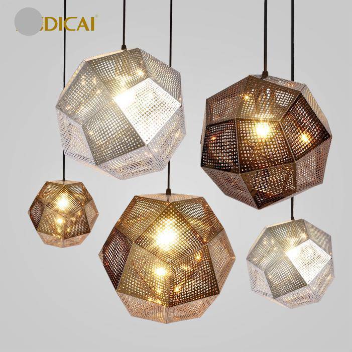 Metal Geometric design pendant light