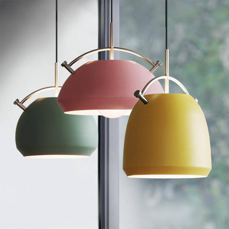 Suspension design moderne à LED en forme de marmite
