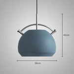 Suspension design moderne à LED en forme de marmite