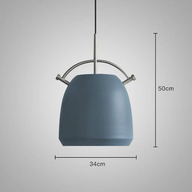 Suspension design moderne à LED en forme de marmite - vue 14 sur 32