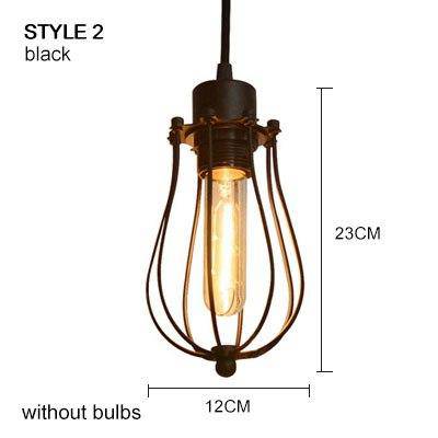 Suspension cage style vintage retro Socket