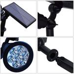 Spot 7 LED extérieur solaire à lumière colorée