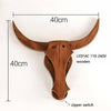 Applique murale LED en bois retro en forme de tête de cerf