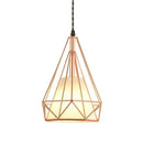 Suspension cage pyramidale vintage