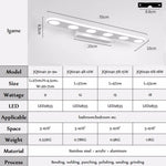 wall lamp with board and LED mirror Vanity (various models)