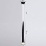 Suspension design LED en forme de cône (plusieurs couleurs)