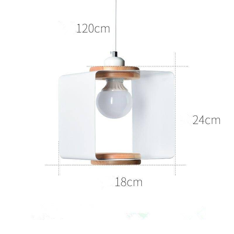 Lámpara de suspensión design cubo abierto en color Mano
