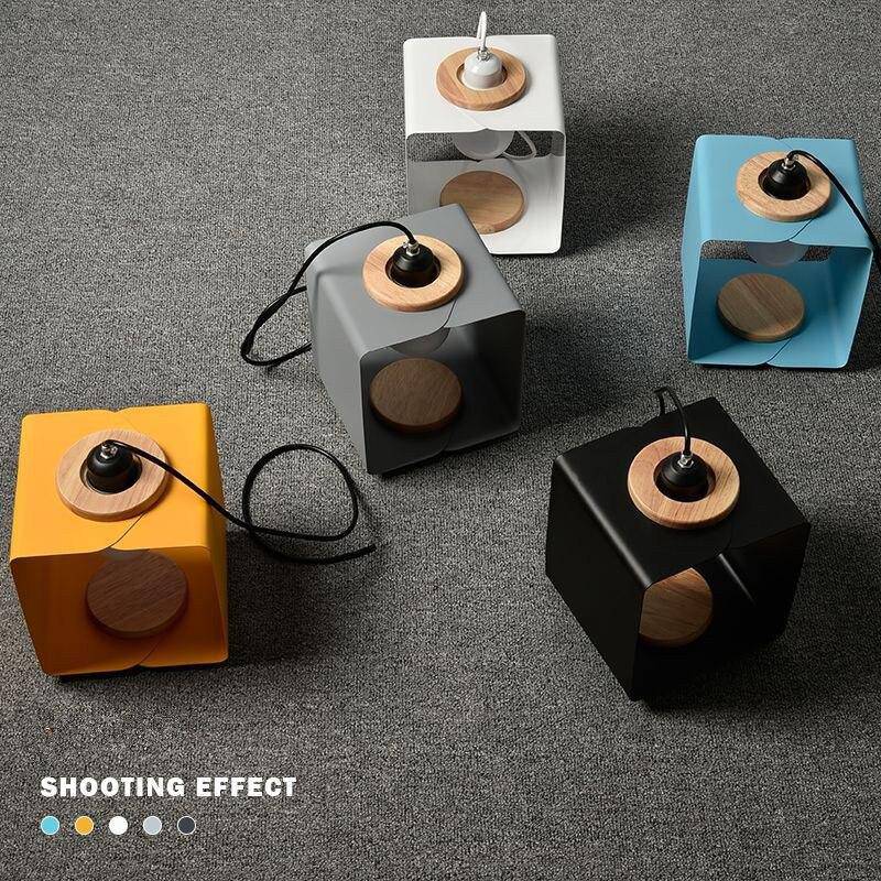 Suspension design cube ouvert de couleur Hand - vue 7 sur 10