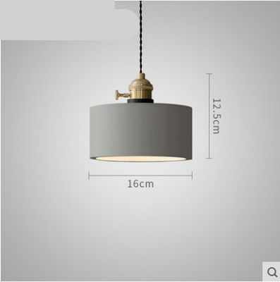 Lámpara de suspensión design LED en forma de cemento