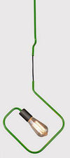 Suspensions design LED en forme géométriques de couleurs