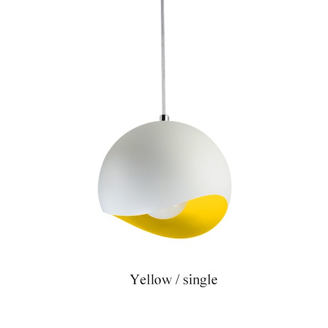 Suspension design en boule ouverte de couleur Botimi - vue 6 sur 15