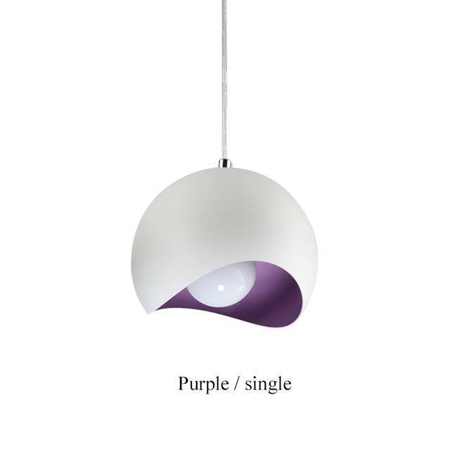 Suspension design en boule ouverte de couleur Botimi - vue 8 sur 15