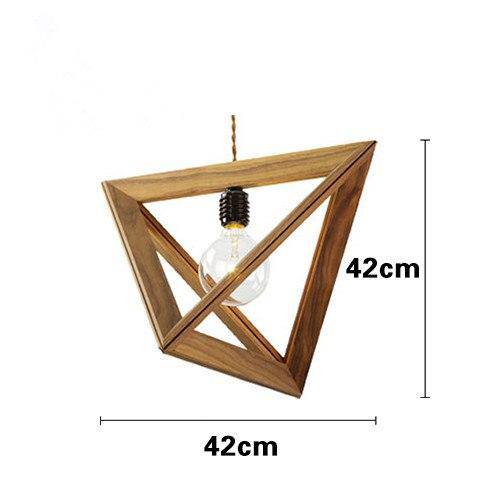 Suspension en bois en pyramide ouverte Village