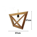 Suspension en bois en pyramide ouverte Village