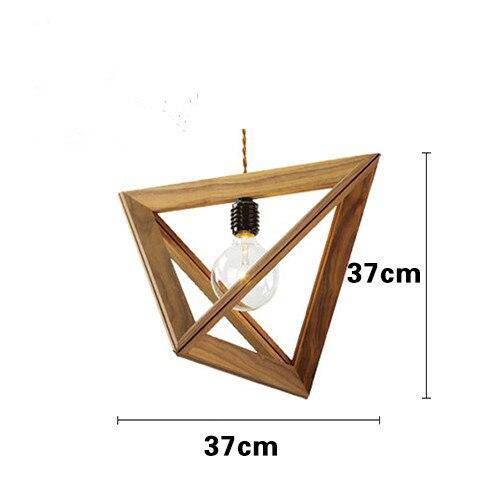Suspension en bois en pyramide ouverte Village