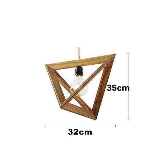 Suspension en bois en pyramide ouverte Village
