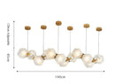 Lustre design moderne doré à LED Avize