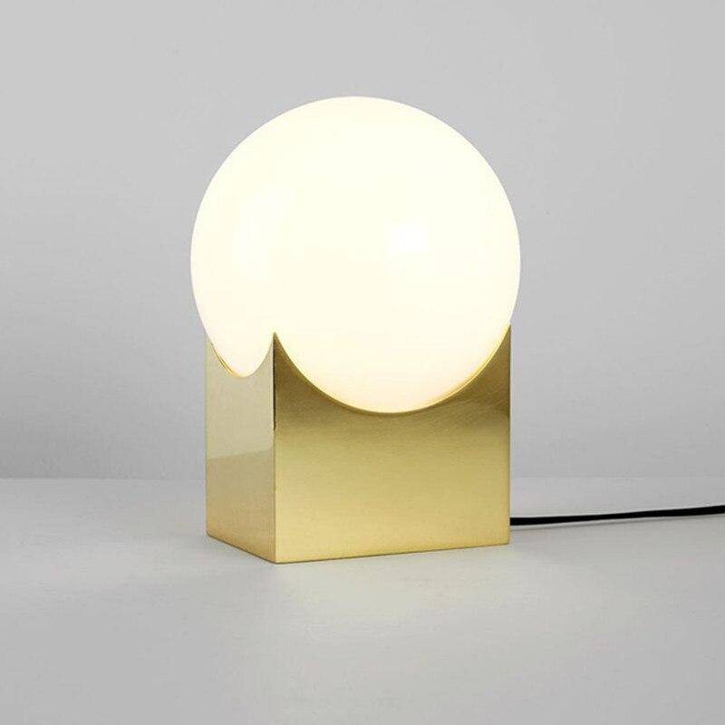 Bedside lamp on a cube stand