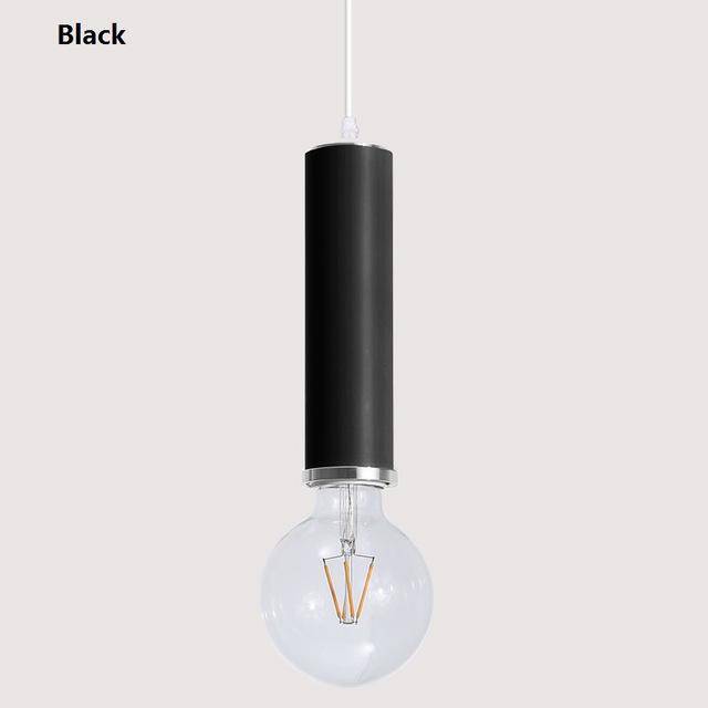 Suspension design LED en tube de couleur - vue 3 sur 12