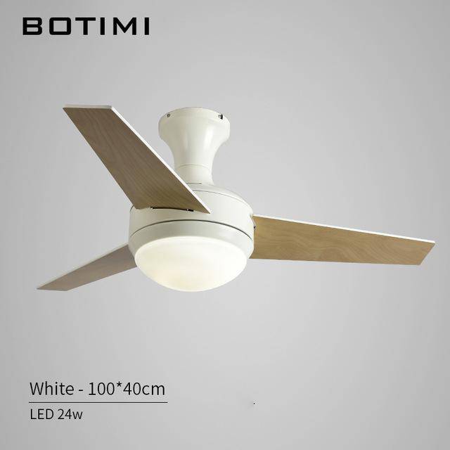 Ventilateur de plafond LED Cooling (base noire ou blanche)
