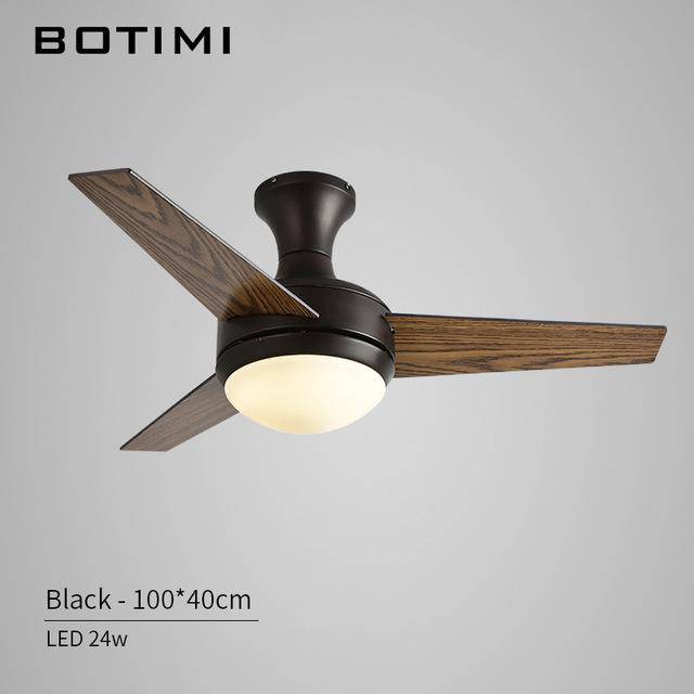 Ventilateur de plafond LED Cooling (base noire ou blanche) - vue 3 sur 4