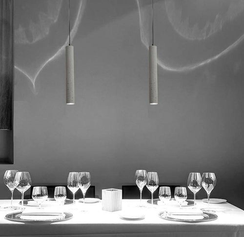 Suspension design tube en ciment Nordic - vue 6 sur 7