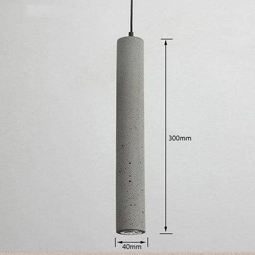 Suspension design tube en ciment Nordic - vue 7 sur 7