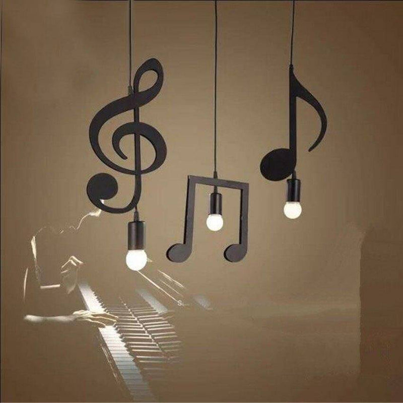 Suspension LED note de musique