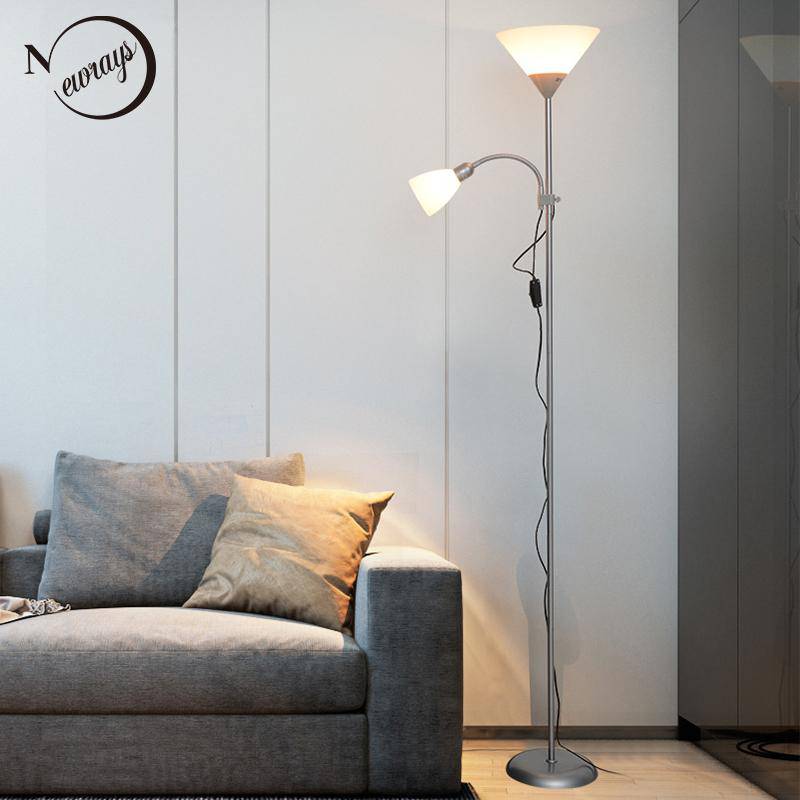 Lampadaire LED avec liseuse directionnelle