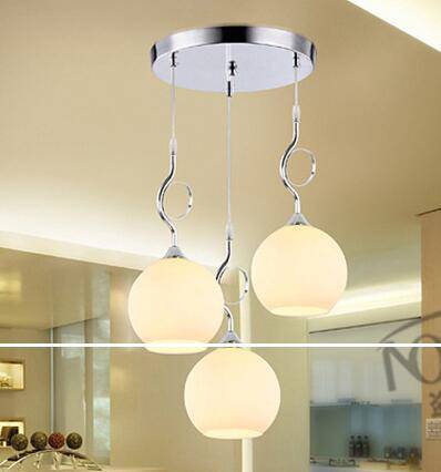 Suspension design avec boule et fil à noeud en aluminium - vue 2 sur 5