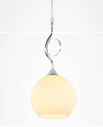 Lámpara de suspensión design con bola e hilo de nudo de aluminio